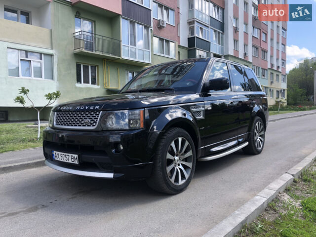 Чорний Ленд Ровер Range Rover Sport, об'ємом двигуна 5 л та пробігом 136 тис. км за 24300 $, фото 4 на Automoto.ua