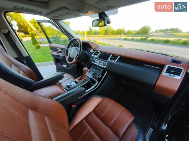Чорний Ленд Ровер Range Rover Sport, об'ємом двигуна 5 л та пробігом 129 тис. км за 19500 $, фото 5 на Automoto.ua