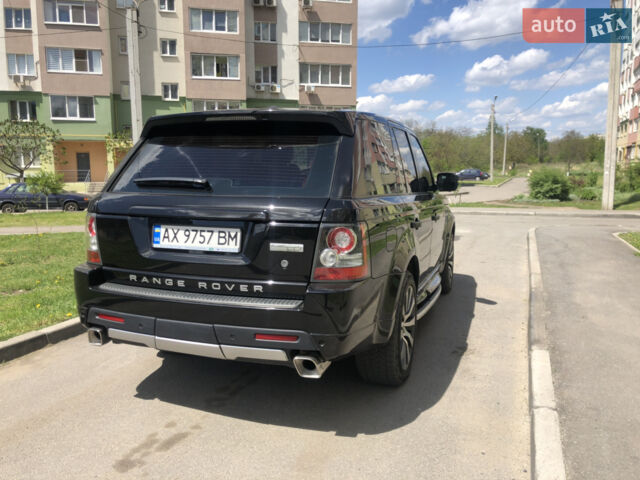 Чорний Ленд Ровер Range Rover Sport, об'ємом двигуна 5 л та пробігом 136 тис. км за 24300 $, фото 2 на Automoto.ua