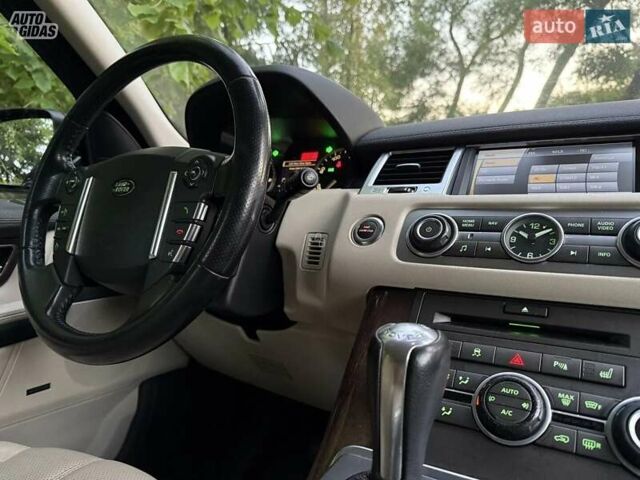 Чорний Ленд Ровер Range Rover Sport, об'ємом двигуна 3 л та пробігом 209 тис. км за 17500 $, фото 8 на Automoto.ua