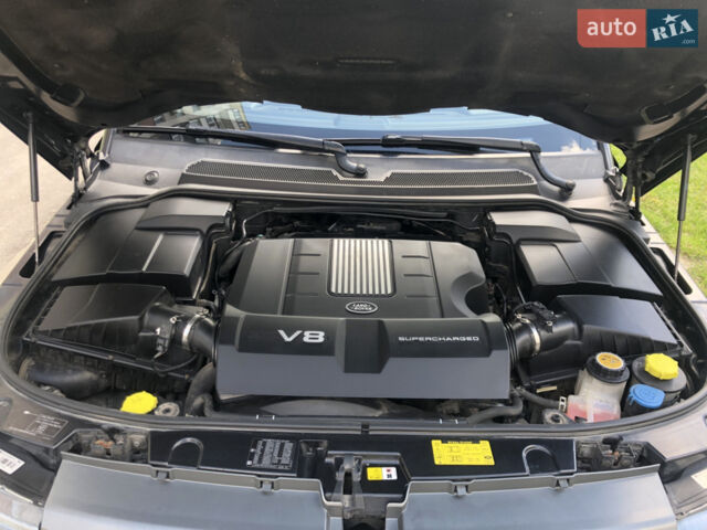 Чорний Ленд Ровер Range Rover Sport, об'ємом двигуна 5 л та пробігом 136 тис. км за 24300 $, фото 5 на Automoto.ua