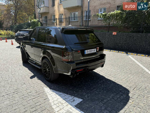 Чорний Ленд Ровер Range Rover Sport, об'ємом двигуна 5 л та пробігом 168 тис. км за 18500 $, фото 6 на Automoto.ua