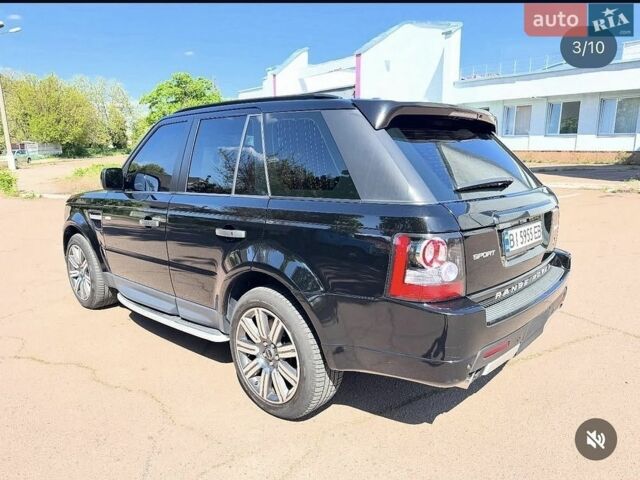 Чорний Ленд Ровер Range Rover Sport, об'ємом двигуна 5 л та пробігом 204 тис. км за 13505 $, фото 7 на Automoto.ua