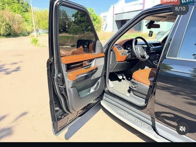 Чорний Ленд Ровер Range Rover Sport, об'ємом двигуна 5 л та пробігом 204 тис. км за 13505 $, фото 5 на Automoto.ua