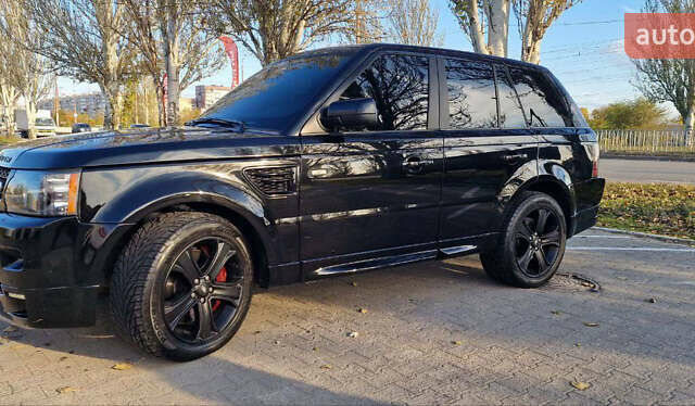 Черный Ленд Ровер Рендж Ровер Спорт, объемом двигателя 5 л и пробегом 202 тыс. км за 20300 $, фото 1 на Automoto.ua