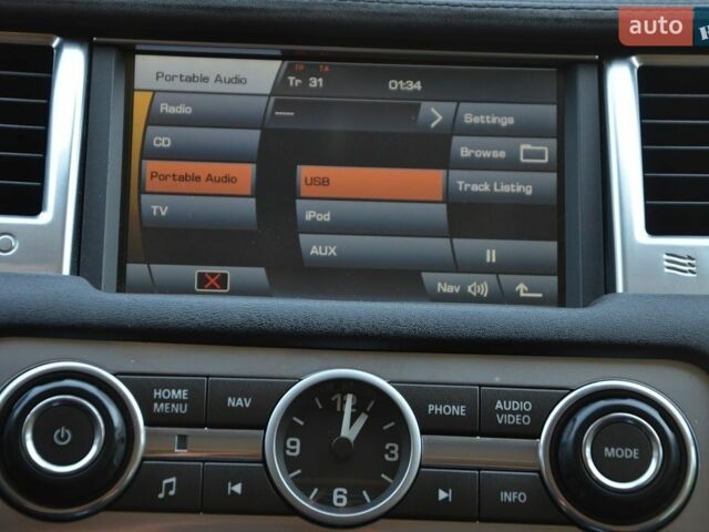 Чорний Ленд Ровер Range Rover Sport, об'ємом двигуна 5 л та пробігом 208 тис. км за 10999 $, фото 50 на Automoto.ua