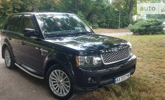 Чорний Ленд Ровер Range Rover Sport, об'ємом двигуна 3 л та пробігом 205 тис. км за 10000 $, фото 12 на Automoto.ua