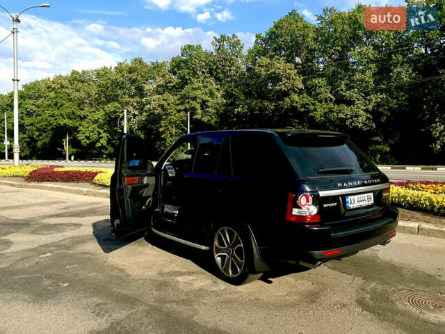 Чорний Ленд Ровер Range Rover Sport, об'ємом двигуна 5 л та пробігом 98 тис. км за 22500 $, фото 17 на Automoto.ua