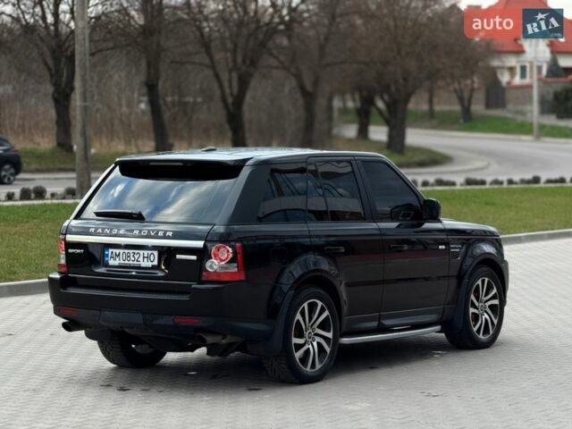 Черный Ленд Ровер Рендж Ровер Спорт, объемом двигателя 5 л и пробегом 215 тыс. км за 15500 $, фото 1 на Automoto.ua
