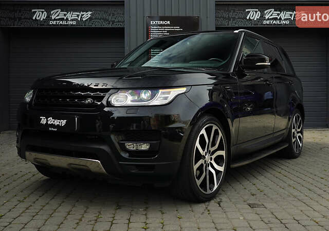 Чорний Ленд Ровер Range Rover Sport, об'ємом двигуна 5 л та пробігом 120 тис. км за 28999 $, фото 6 на Automoto.ua