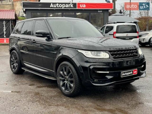 Черный Ленд Ровер Рендж Ровер Спорт, объемом двигателя 3 л и пробегом 222 тыс. км за 32990 $, фото 1 на Automoto.ua