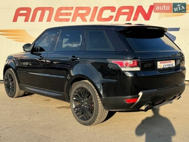 Чорний Ленд Ровер Range Rover Sport, об'ємом двигуна 5 л та пробігом 197 тис. км за 26990 $, фото 4 на Automoto.ua