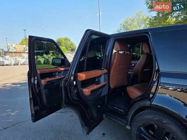 Чорний Ленд Ровер Range Rover Sport, об'ємом двигуна 5 л та пробігом 180 тис. км за 12000 $, фото 13 на Automoto.ua