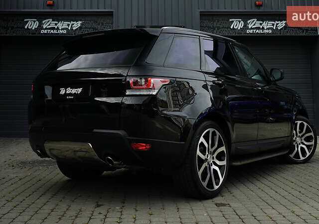 Чорний Ленд Ровер Range Rover Sport, об'ємом двигуна 5 л та пробігом 120 тис. км за 28999 $, фото 15 на Automoto.ua