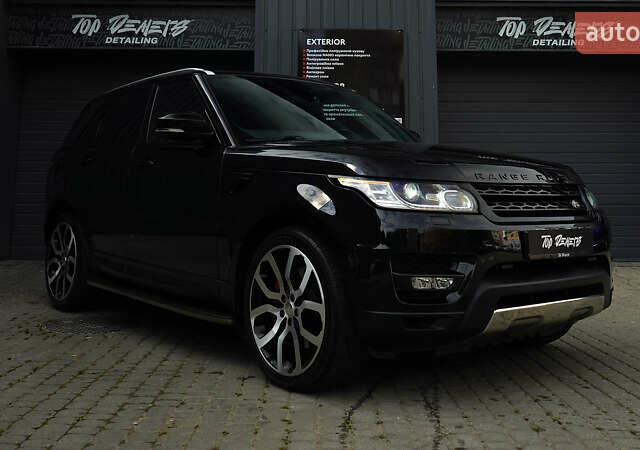 Чорний Ленд Ровер Range Rover Sport, об'ємом двигуна 5 л та пробігом 120 тис. км за 28999 $, фото 2 на Automoto.ua