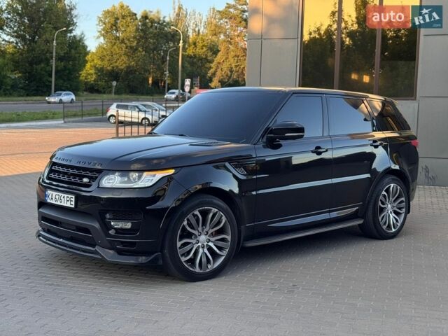 Чорний Ленд Ровер Range Rover Sport, об'ємом двигуна 5 л та пробігом 206 тис. км за 24900 $, фото 2 на Automoto.ua
