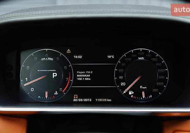 Чорний Ленд Ровер Range Rover Sport, об'ємом двигуна 5 л та пробігом 120 тис. км за 28999 $, фото 23 на Automoto.ua