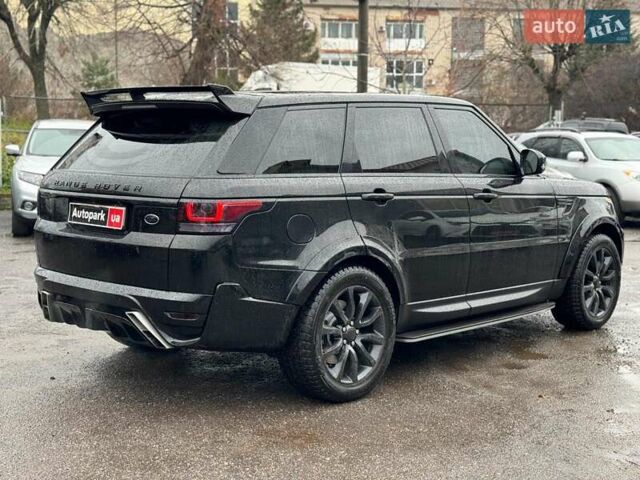 Черный Ленд Ровер Рендж Ровер Спорт, объемом двигателя 3 л и пробегом 222 тыс. км за 32990 $, фото 8 на Automoto.ua