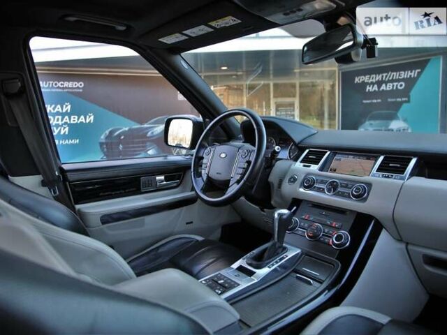 Чорний Ленд Ровер Range Rover Sport, об'ємом двигуна 5 л та пробігом 105 тис. км за 25700 $, фото 9 на Automoto.ua