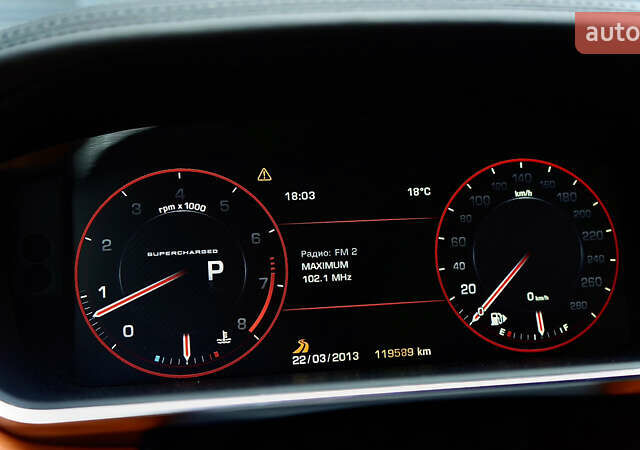 Чорний Ленд Ровер Range Rover Sport, об'ємом двигуна 5 л та пробігом 120 тис. км за 28999 $, фото 22 на Automoto.ua