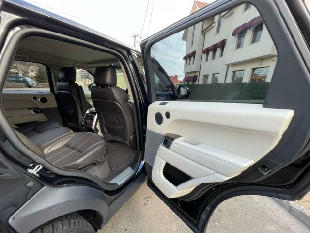 Чорний Ленд Ровер Range Rover Sport, об'ємом двигуна 3 л та пробігом 95 тис. км за 37000 $, фото 2 на Automoto.ua
