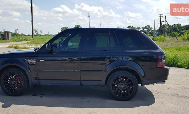 Чорний Ленд Ровер Range Rover Sport, об'ємом двигуна 5 л та пробігом 180 тис. км за 21900 $, фото 2 на Automoto.ua