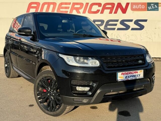 Чорний Ленд Ровер Range Rover Sport, об'ємом двигуна 5 л та пробігом 197 тис. км за 26990 $, фото 1 на Automoto.ua