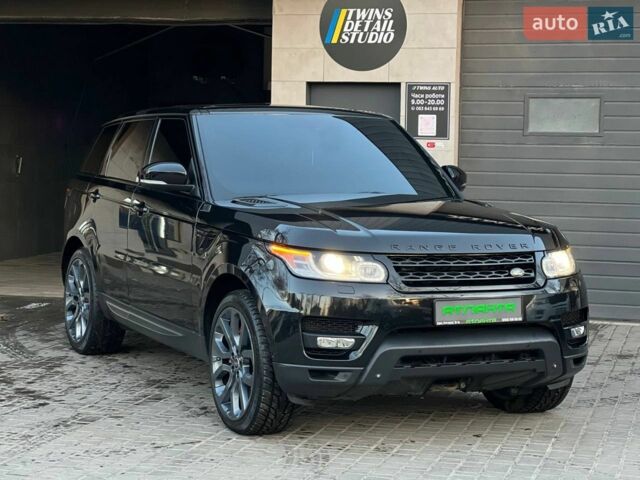 Чорний Ленд Ровер Range Rover Sport, об'ємом двигуна 5 л та пробігом 170 тис. км за 21900 $, фото 2 на Automoto.ua