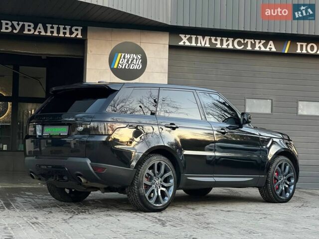 Чорний Ленд Ровер Range Rover Sport, об'ємом двигуна 5 л та пробігом 170 тис. км за 21900 $, фото 6 на Automoto.ua