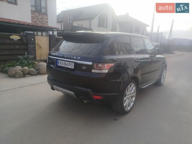 Чорний Ленд Ровер Range Rover Sport, об'ємом двигуна 3 л та пробігом 219 тис. км за 21500 $, фото 3 на Automoto.ua