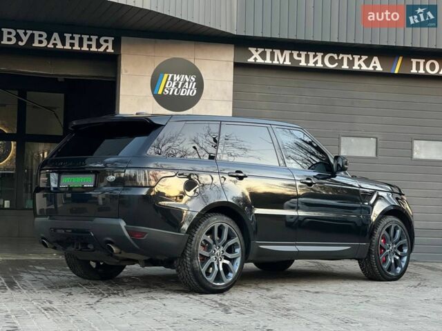 Чорний Ленд Ровер Range Rover Sport, об'ємом двигуна 5 л та пробігом 170 тис. км за 21900 $, фото 6 на Automoto.ua
