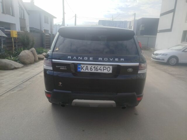 Черный Ленд Ровер Рендж Ровер Спорт, объемом двигателя 3 л и пробегом 219 тыс. км за 21500 $, фото 2 на Automoto.ua