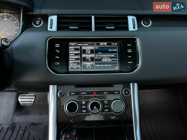 Чорний Ленд Ровер Range Rover Sport, об'ємом двигуна 5 л та пробігом 170 тис. км за 21900 $, фото 22 на Automoto.ua