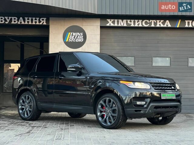 Чорний Ленд Ровер Range Rover Sport, об'ємом двигуна 5 л та пробігом 170 тис. км за 21900 $, фото 4 на Automoto.ua