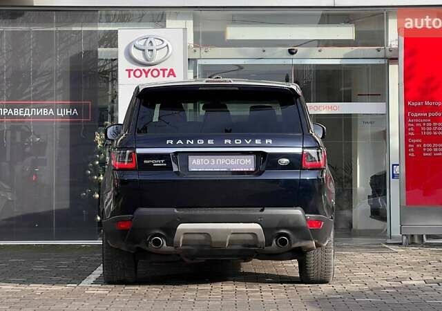 Черный Ленд Ровер Рендж Ровер Спорт, объемом двигателя 2.99 л и пробегом 226 тыс. км за 30751 $, фото 3 на Automoto.ua