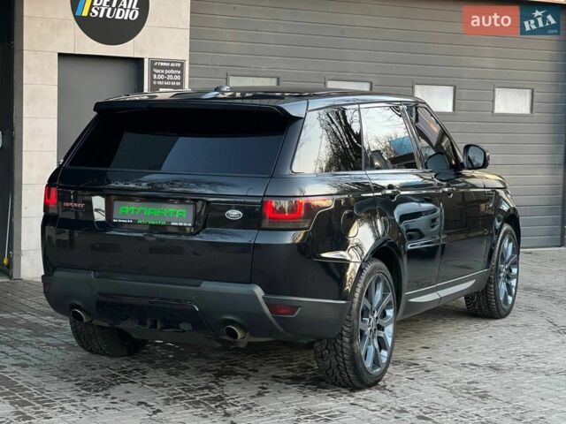 Чорний Ленд Ровер Range Rover Sport, об'ємом двигуна 5 л та пробігом 170 тис. км за 21900 $, фото 5 на Automoto.ua