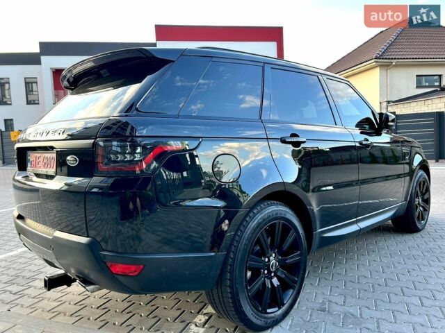 Чорний Ленд Ровер Range Rover Sport, об'ємом двигуна 3 л та пробігом 173 тис. км за 21500 $, фото 15 на Automoto.ua