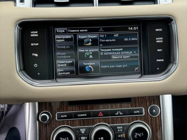 Чорний Ленд Ровер Range Rover Sport, об'ємом двигуна 2.99 л та пробігом 123 тис. км за 24900 $, фото 15 на Automoto.ua