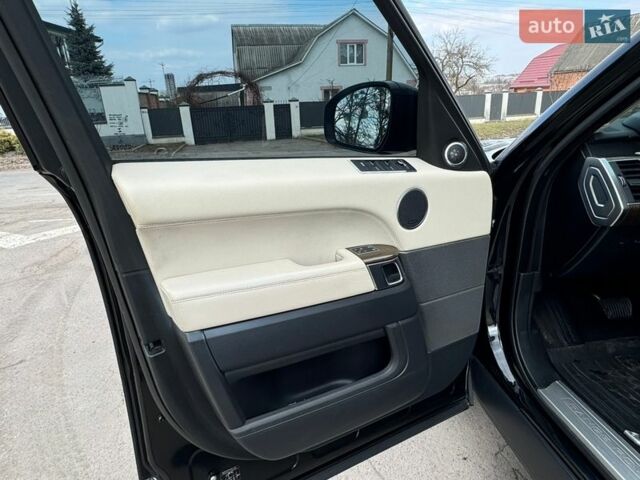 Чорний Ленд Ровер Range Rover Sport, об'ємом двигуна 3 л та пробігом 196 тис. км за 26999 $, фото 28 на Automoto.ua