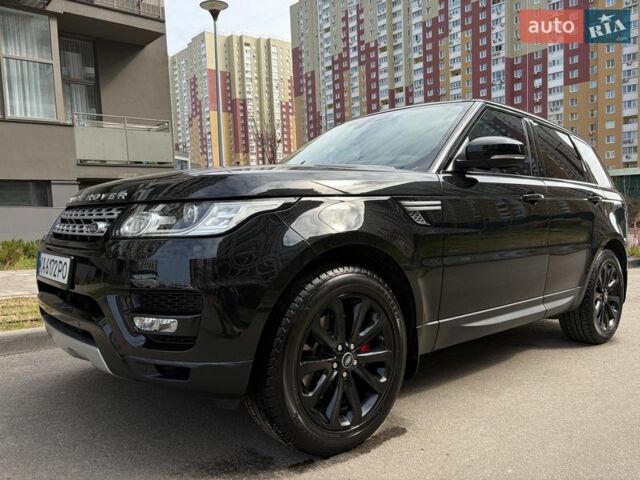 Чорний Ленд Ровер Range Rover Sport, об'ємом двигуна 3 л та пробігом 121 тис. км за 29300 $, фото 9 на Automoto.ua