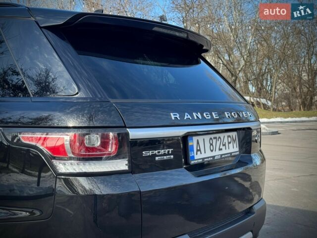 Чорний Ленд Ровер Range Rover Sport, об'ємом двигуна 3 л та пробігом 94 тис. км за 29300 $, фото 19 на Automoto.ua