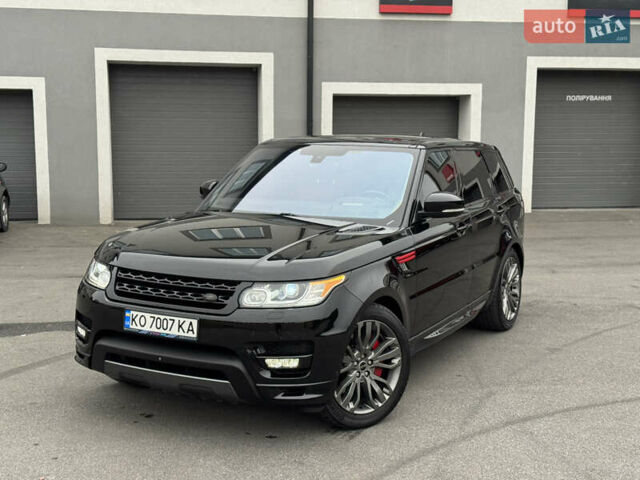 Чорний Ленд Ровер Range Rover Sport, об'ємом двигуна 5 л та пробігом 143 тис. км за 31900 $, фото 10 на Automoto.ua