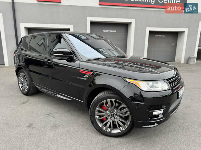 Чорний Ленд Ровер Range Rover Sport, об'ємом двигуна 5 л та пробігом 143 тис. км за 31900 $, фото 3 на Automoto.ua