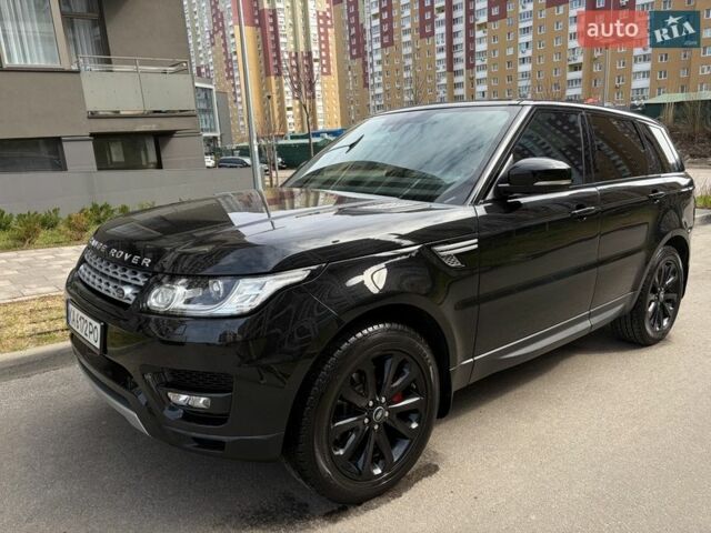 Чорний Ленд Ровер Range Rover Sport, об'ємом двигуна 3 л та пробігом 121 тис. км за 29300 $, фото 10 на Automoto.ua