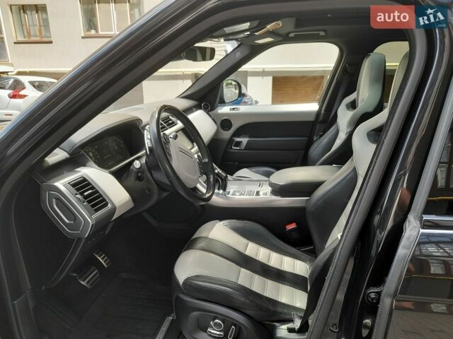 Чорний Ленд Ровер Range Rover Sport, об'ємом двигуна 5 л та пробігом 144 тис. км за 36999 $, фото 15 на Automoto.ua