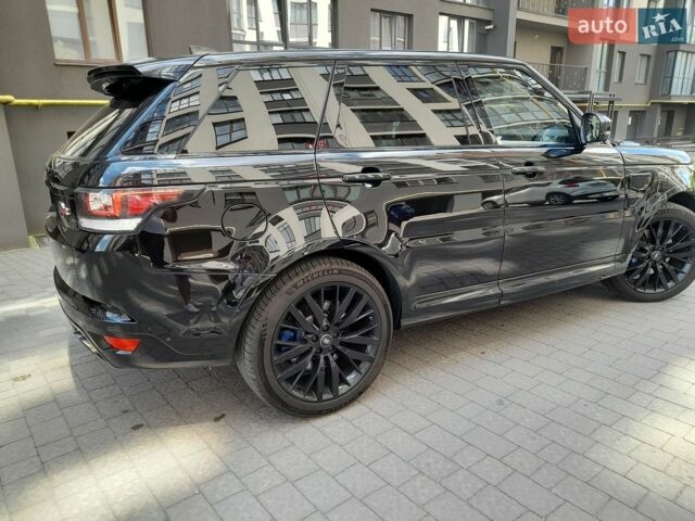 Чорний Ленд Ровер Range Rover Sport, об'ємом двигуна 5 л та пробігом 144 тис. км за 36999 $, фото 5 на Automoto.ua