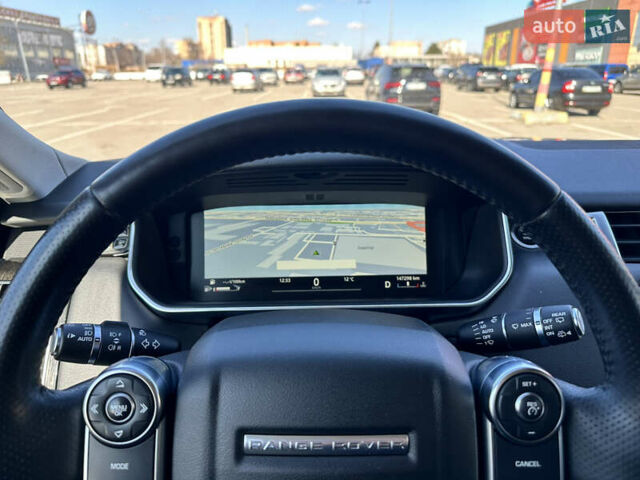 Чорний Ленд Ровер Range Rover Sport, об'ємом двигуна 2.99 л та пробігом 163 тис. км за 33700 $, фото 20 на Automoto.ua