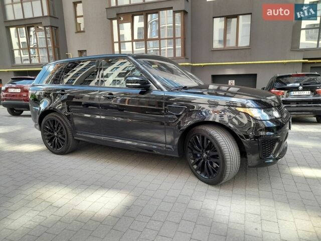 Чорний Ленд Ровер Range Rover Sport, об'ємом двигуна 5 л та пробігом 144 тис. км за 36999 $, фото 11 на Automoto.ua