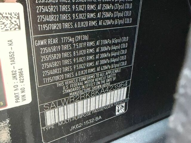 Чорний Ленд Ровер Range Rover Sport, об'ємом двигуна 3 л та пробігом 76 тис. км за 27500 $, фото 11 на Automoto.ua