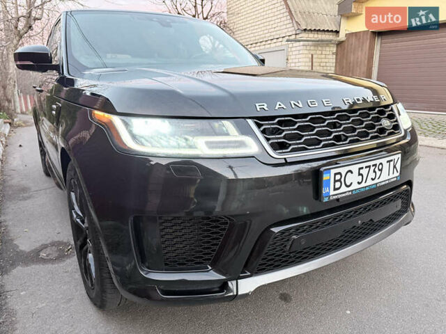 Черный Ленд Ровер Рендж Ровер Спорт, объемом двигателя 2.99 л и пробегом 124 тыс. км за 38999 $, фото 1 на Automoto.ua